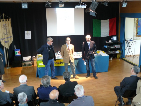 Rodolfo Borzacchini, Bruno Vescarelli e Piervito Deflorio, Presidente del C.L.T.