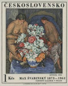 1972, Kytice, Bouquet 1914  di Max Svabinsky, Galleria Nazionale, Praga.