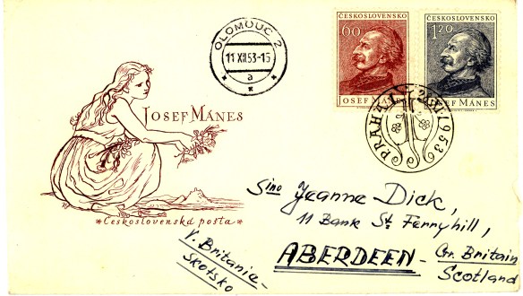 Busta dedicata a Josef Manes