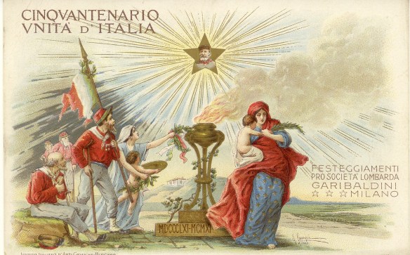 Cartolina postale commemorativa dei primi anni del '900