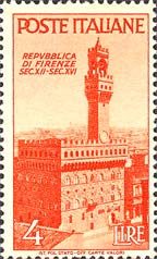 Palazzo della Signoria, a Firenze - 31 ottobre 1946